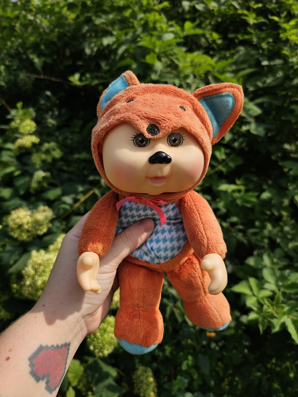2017 Y2K Cabbage Patch Kids Cuties Plush Fox Costume Edition Nostalgia